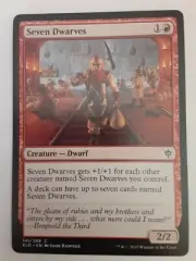 1x Seven Dwarves NM MTG, Throne of Eldraine, Packfresh