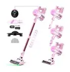 Cordless Vacuum Cleaner, Up to 50 Mins Runtime Rechargeable Stick Vacuum, 25K...