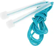 MUELODSIC Jump Rope Ropeless Jumping Ropes Skipping Rope with Counter Dumbbell Cable Cordless Skip Rope Handles Sports Accessories Speed Training Rope Workout Speed Rope Blue