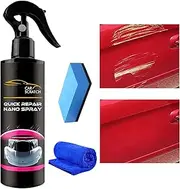 Nano Scratch Repair Spray for Cars | Vehicle Scratches Remover Nano Spray,120ml Quick Repairing Paint Polish Agent with Towel and Sponge for Car, Long-Lasting Protection