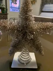 Pier 1 Tree Topper Champagne Gold Brand New