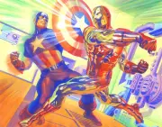 Alex Ross SIGNED In Mortal Combat Giclee Print on Canvas Limited Ed of 100 - REG