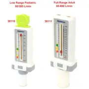 Hospital Grade Peak Flow Meter, Pediatric 50-300 L/min & Adult 50-800 L/min