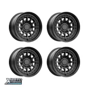 KMC KM719 Canyon Satin Black 16X8 6X139.7 00mm (Set of 4)