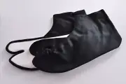 Japanese Kimono Black Satin KINEYA Tabi Socks 4Kohaze 24cm Geta Zouri