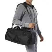 Reebok Active Enhanced Grip Duffel Medium Black Gym Bag V3012