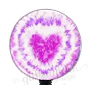 Heart Badge Reel, Tie Dye Retractable Badge Reel, Love Badge Holder GG6077A