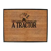 Dont Snore Dream Tractor - Funny Novelty Doormat Man Cave Floor mat