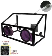 220V Dust Cover Fully Enclosed Clear Electric Grinding Table Polisher Dust Box