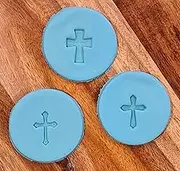 Cross Mini Stamps x3, Cookie Cupcake Stamp Embosser