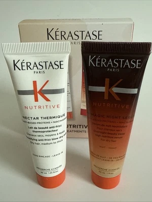 Kerastase NUTRITIVE Nourishing Treatments Magic Night Serum Styling Cream Set