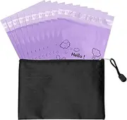 Sanitary Disposal Bags Pack of 100,Sanitary Pad Disposal Bags 7x12inches Purple Opaque Feminine Hygiene Disposal Bags with Storage Bag Sanitary Trash Bags for Tampons,Sanitary Liners