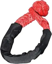 ORFOFE Soft Shackle Recovery Rope Winch Shackle Off-Road Recovery Gear Emergency Rescue Ring