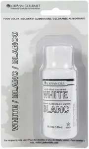 6 Pack LorAnn Liquid Food Coloring 1oz-White LFC-1130