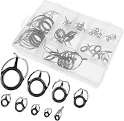 TOBBOMEY 45pcs Suit Fishing Rod Tip Repair Kit Hook Remover Tool Fishing Fish Grips Boga Grip Fishing Tool Tippet Fly Fishing Fish Cleaning Clamp Fishing Gripper Fishing Gear Kit