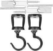Toddmomy 1 Set Heavy Duty Metal Ceiling Hooks for Plants Plant Hangers Durable Wall Planter Hooks for Wind Chimes and Fixtures Easy Installation for Various Surfaces