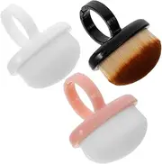 FOMIYES 3pcs Soft Nail Dusting Brush Ergonomic Manicure Brushes for Gentle Cleaning of Nails