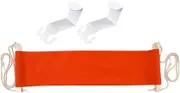 Yardenfun Home Office Footrests Desk Hanging Foot Hammock Portable Foot Rest for Travelers Easy Assemble