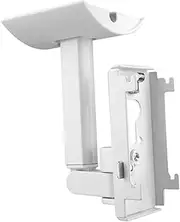 LeeQinersw Ceiling Mount Bracket for Surround Speakers, Easy to Assemble Holder, White