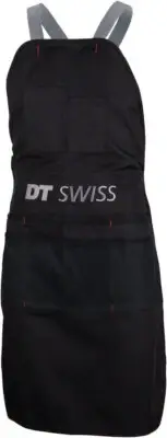 DT Swiss Shop Apron Black Two Pockets Made With Oil and Grease Resistant Fabric