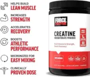 FORCE FACTOR Creatine Monohydrate, Creatine Powder for Muscle Gain, More Strengt