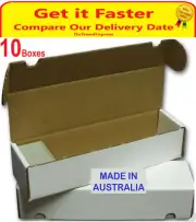 10 x 800 Count Cardboard Trading Cards Storage Box Sports Pokemon AFL NBA