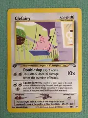 1st Edition Clefairy 30/111 Neo Genesis Pokemon Card. New