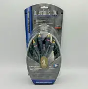 Monster RCA Cable Stereo Audio Interlink 100 13ft (4M) Standard High Performance