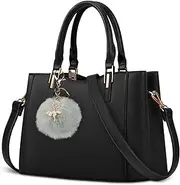 [Lubardy] Purses for Women Leather Handbags Waterproof Top Handle Bag Small Purse Ladies Cross Body Handbag Women Anti Theft Tote Purse