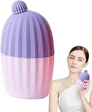 Ice Face Rollers - Cooling Mold Silicone Tightening Reusable Facial Massager,Skin Care Supplies Face Cleaning Roller For Tone Skin