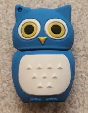 Cute Little Blue Owl USB 2.0 Flash Drive Memory Stick Thumb 32Gb Rubber