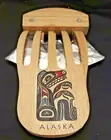 ALASKA Salad Set Stainless Steel Chopper & Wooden Salad Hands Servers Claws NEW