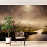 [Namly Design] Wall Paper - Serene Fantasy Landscape