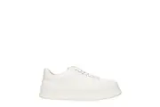 Jil Sander White Fabric Sneakers