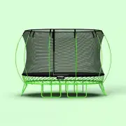 Green Springfree Large Oval 8 ft x 13 ft Trampoline
