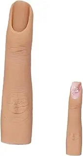 Fake Finger - Practice Fingers for Acrylic Nails | Flexible Bendable Nail Training Fingger for Manicure & Practice | Movable Fake Fingerr Model for Gel, Acrylic & Jewelry Display