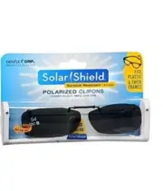 Solar Shield lens 54 rec B Polarized Clip on Sunglasses 100% UVA/UVB protection