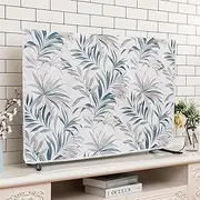 Indoor TV Cover TV Dust Cover Dust and Sun Protection Universal Television/Computer TV Screen Cover Washable-Beige||47 inches