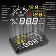 Auto Car LCD 5.5" HUD Head Up Display OBD2 OBDII Speedometers Over Speed Warning (for: Honda Civic)