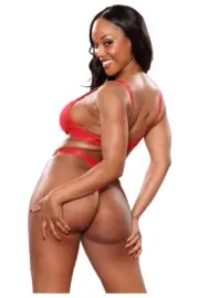1847 August Skye Sticker, Waterproof, Laminated, Pinup, Nude, Ebony