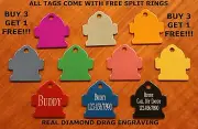Custom Engraved Fire Hydrant Pet Dog Tag Pet ID - BUY 3 get 1 FREE!!