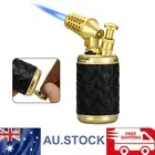 Lubinski Windproof Metal Cigar Lighter Punch 1 Jet Flame Torch Butane Refillable