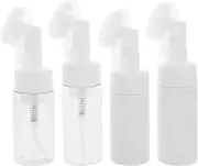 ERINGOGO 4pcs Face Brush Set Cleansing Brush Head for Bottle Face Manual Brush for Makeup Cosmetic Bottle