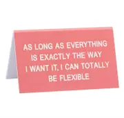 Desk Sign Large - Flexible