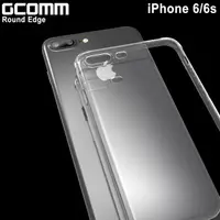 在飛比找momo購物網優惠-【GCOMM】iPhone 6/6s 清透圓角防滑邊保護殼 