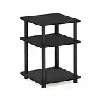 3 Tier Sofa Side Night Stand Small Table Rectangle Home Office Black NEW
