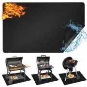 Outdoor Grill Mat - 60x40 Inch Double-Sided Fireproof Deck and Patio Protecto...