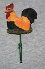 Chicken Rooster Coat Hat Hook Farm Animals Clothing Rack Wall Ornament Figurine