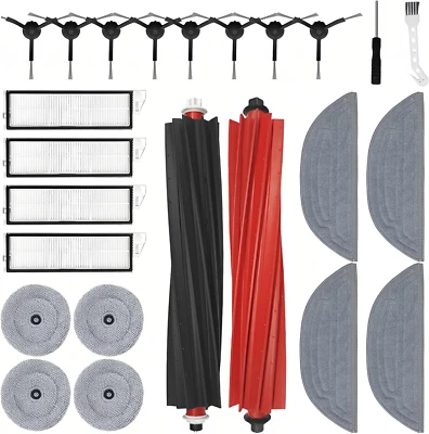 24Pack Replacement Set Compatible with Roborock S8 Maxv Ultra and S8 Max Ultra V
