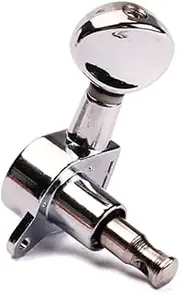 ibasenice 6pc Metal Guitar Tuning Pegs Style Machine Heads Fit for Electric Acoustic Guitars